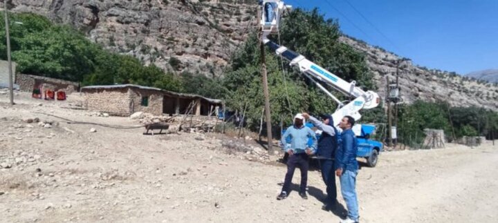 برق روستای «دهگاه جلاله» پایدار شد