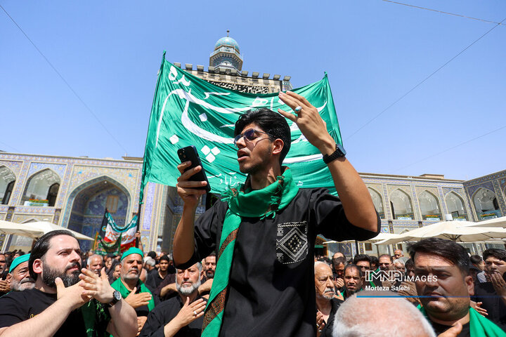 حرم امام رضا (ع) در روز رحلت پیامبر اکرم (ص)