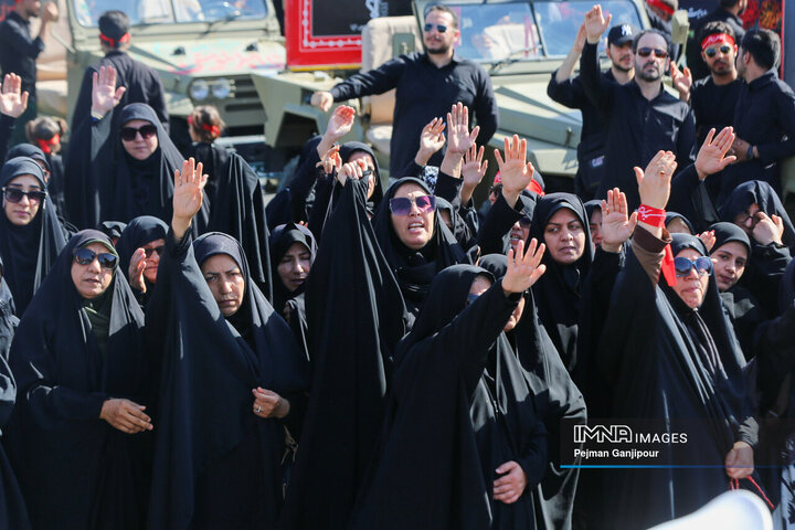 قافله عزاداری رحلت پیامبر اکرم (ص) و شهادت امام حسن مجتبی (ع) در اصفهان