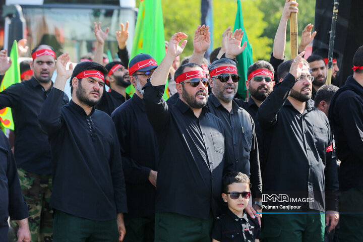 قافله عزاداری رحلت پیامبر اکرم (ص) و شهادت امام حسن مجتبی (ع) در اصفهان