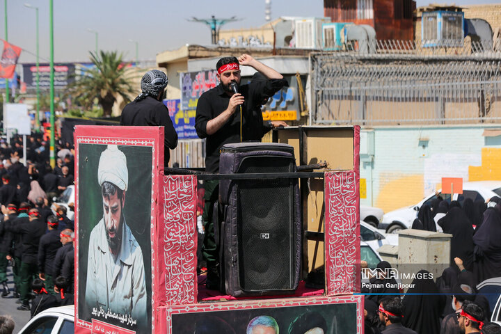 قافله عزاداری رحلت پیامبر اکرم (ص) و شهادت امام حسن مجتبی (ع) در اصفهان