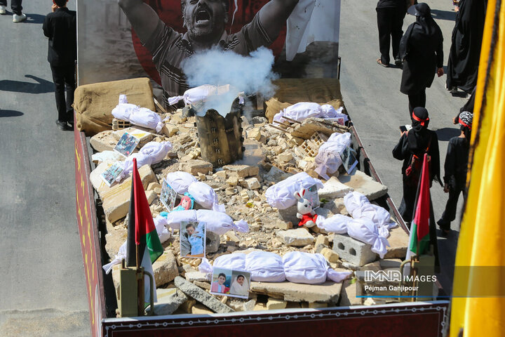 قافله عزاداری رحلت پیامبر اکرم (ص) و شهادت امام حسن مجتبی (ع) در اصفهان