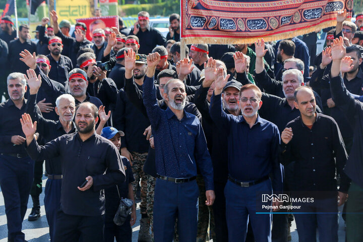قافله عزاداری رحلت پیامبر اکرم (ص) و شهادت امام حسن مجتبی (ع) در اصفهان