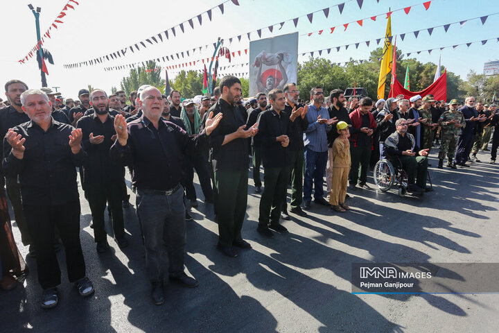 قافله عزاداری رحلت پیامبر اکرم (ص) و شهادت امام حسن مجتبی (ع) در اصفهان