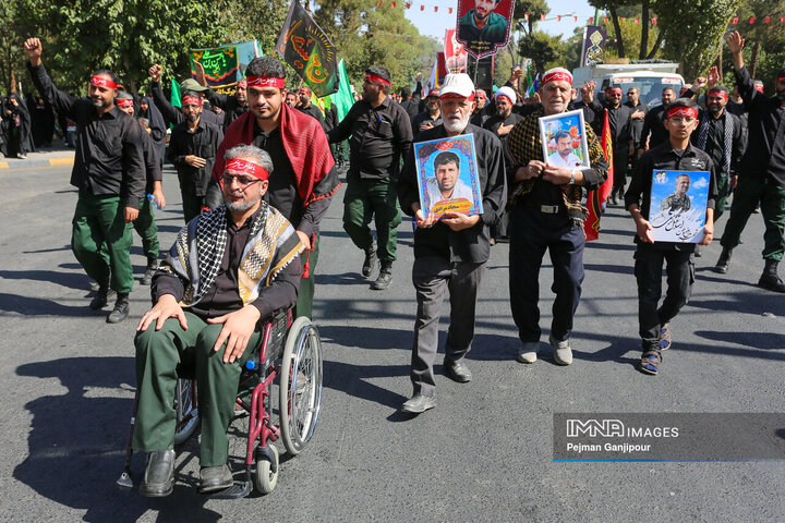 قافله عزاداری رحلت پیامبر اکرم (ص) و شهادت امام حسن مجتبی (ع) در اصفهان