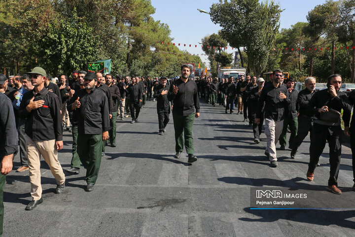 قافله عزاداری رحلت پیامبر اکرم (ص) و شهادت امام حسن مجتبی (ع) در اصفهان