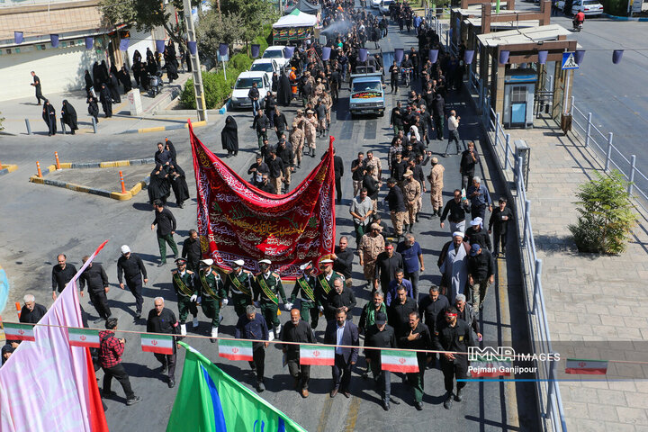 قافله عزاداری رحلت پیامبر اکرم (ص) و شهادت امام حسن مجتبی (ع) در اصفهان