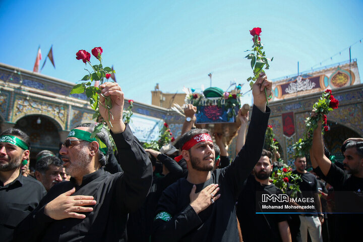 مراسم عزاداري ‌28 صفردر حرم حضرت معصومه(س)