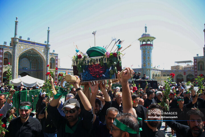 مراسم عزاداري ‌28 صفردر حرم حضرت معصومه(س)