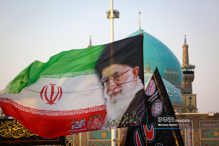 مراسم سنتی چهارپایه خوانی در حرم امام رضا (ع)