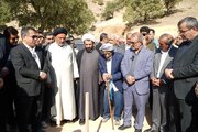 کلنگ‌زنی پروژه راه ارتباطی «دم عباس به دشت آزادی» در کهگیلویه