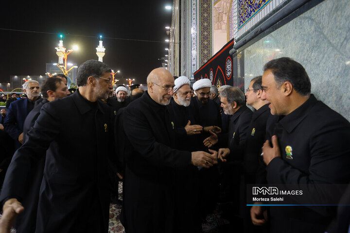 خطبه خوانی شب شهادت امام رضا (ع)