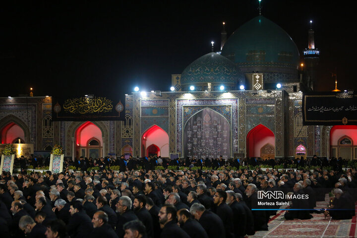 خطبه خوانی شب شهادت امام رضا (ع)