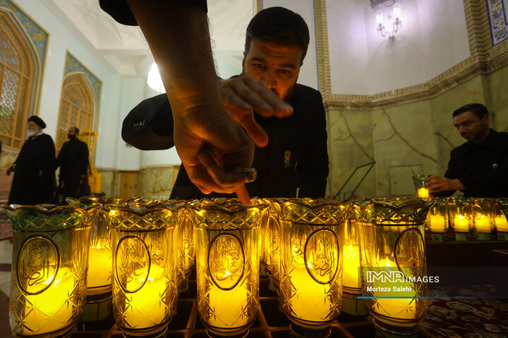 خطبه خوانی شب شهادت امام رضا (ع)