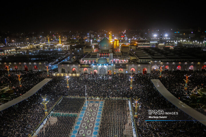 خطبه خوانی شب شهادت امام رضا (ع)