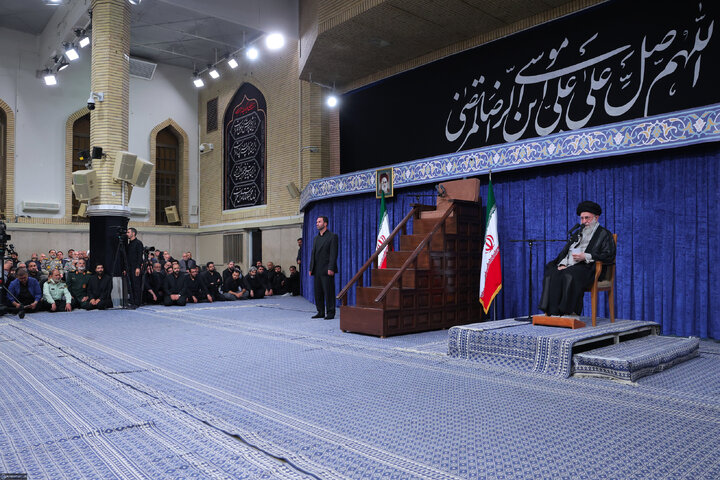 مراسم عزاداری شهادت امام رضا (ع) با حضور رهبر انقلاب