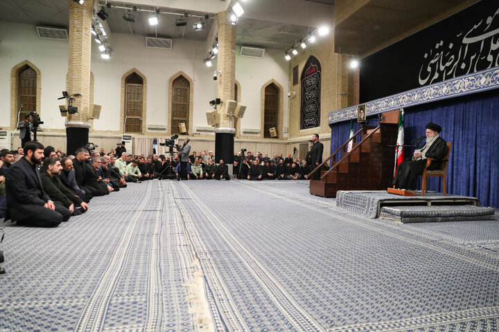 مراسم عزاداری شهادت امام رضا (ع) با حضور رهبر انقلاب