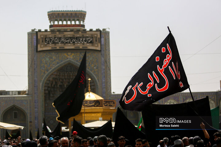 عزاداری شهادت امام رضا (ع) در حرم مطهر رضوی