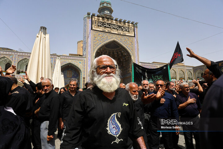 عزاداری شهادت امام رضا (ع) در حرم مطهر رضوی