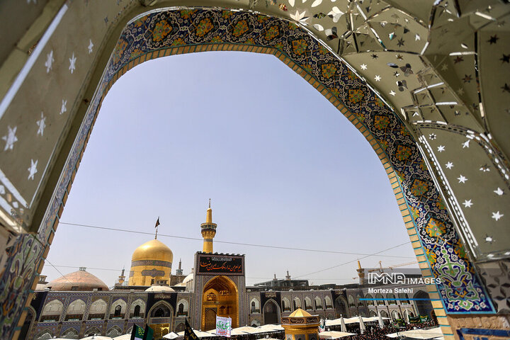 عزاداری شهادت امام رضا (ع) در حرم مطهر رضوی