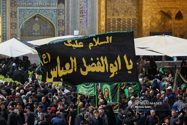 عزاداری شهادت امام رضا (ع) در حرم مطهر رضوی