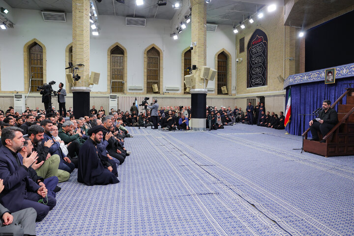 مراسم عزاداری شهادت امام رضا (ع) با حضور رهبر انقلاب