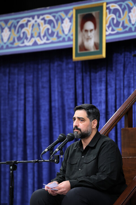 مراسم عزاداری شهادت امام رضا (ع) با حضور رهبر انقلاب