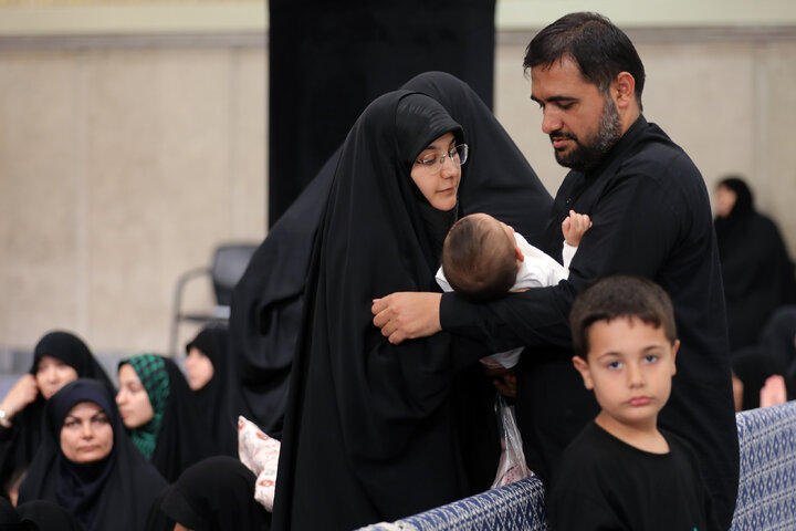 مراسم عزاداری شهادت امام رضا (ع) با حضور رهبر انقلاب