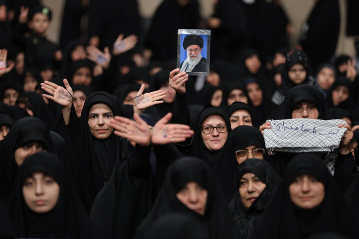 مراسم عزاداری شهادت امام رضا (ع) با حضور رهبر انقلاب