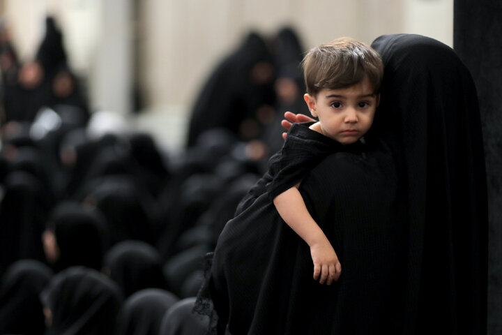 مراسم عزاداری شهادت امام رضا (ع) با حضور رهبر انقلاب