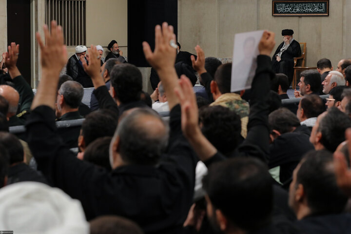 مراسم عزاداری شهادت امام رضا (ع) با حضور رهبر انقلاب