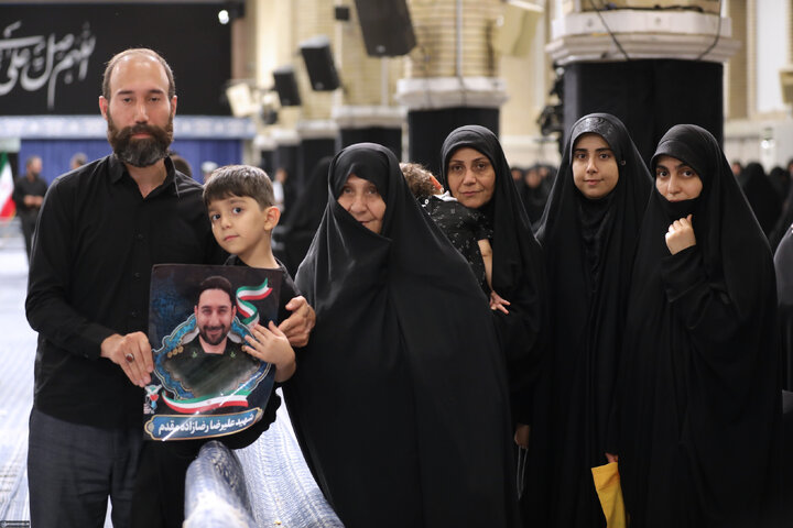 مراسم عزاداری شهادت امام رضا (ع) با حضور رهبر انقلاب