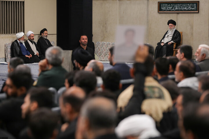مراسم عزاداری شهادت امام رضا (ع) با حضور رهبر انقلاب