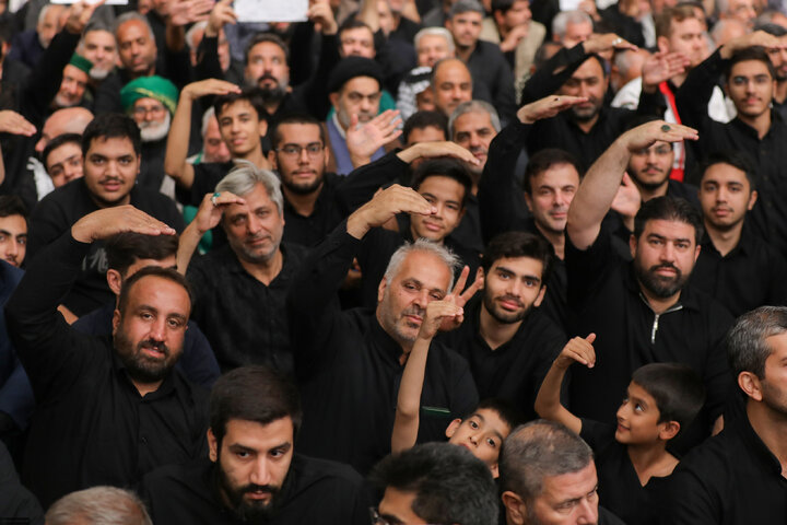 مراسم عزاداری شهادت امام رضا (ع) با حضور رهبر انقلاب