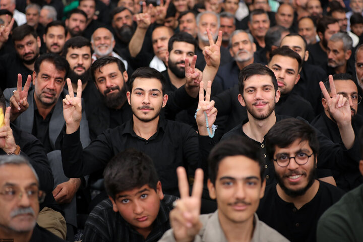 مراسم عزاداری شهادت امام رضا (ع) با حضور رهبر انقلاب