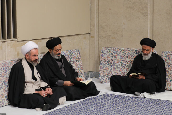 مراسم عزاداری شهادت امام رضا (ع) با حضور رهبر انقلاب