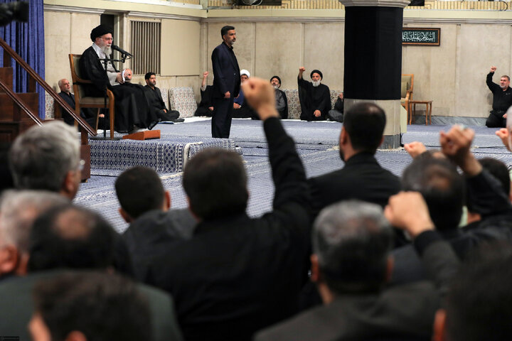 مراسم عزاداری شهادت امام رضا (ع) با حضور رهبر انقلاب