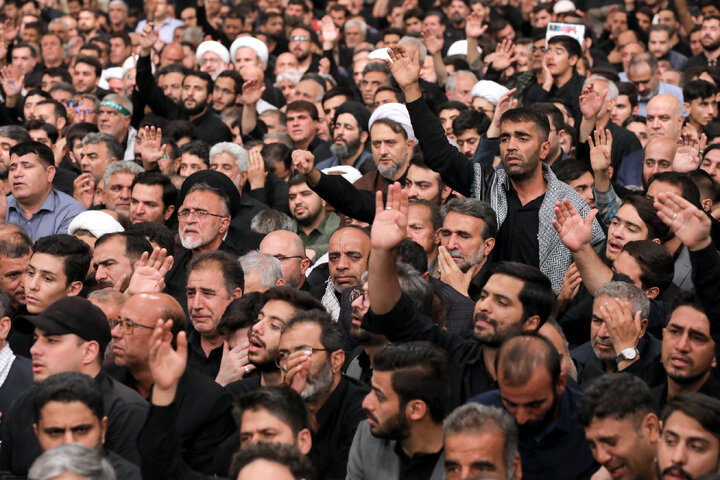 مراسم عزاداری شهادت امام رضا (ع) با حضور رهبر انقلاب