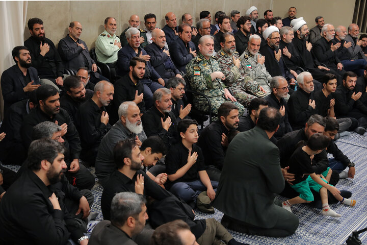 مراسم عزاداری شهادت امام رضا (ع) با حضور رهبر انقلاب