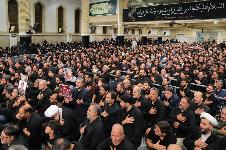مراسم عزاداری شهادت امام رضا (ع) با حضور رهبر انقلاب