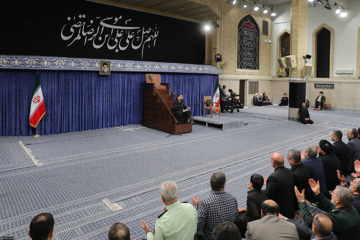 مراسم عزاداری شهادت امام رضا (ع) با حضور رهبر انقلاب