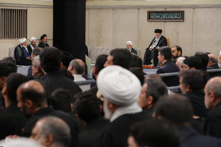 مراسم عزاداری شهادت امام رضا (ع) با حضور رهبر انقلاب