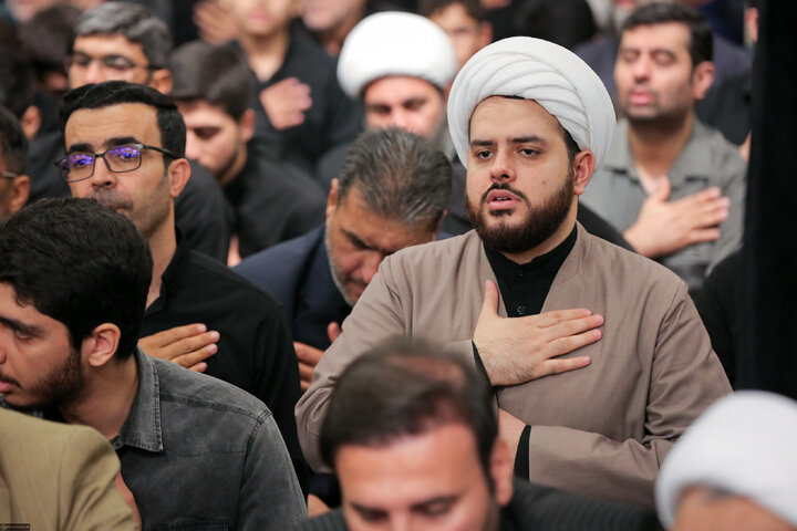 مراسم عزاداری شهادت امام رضا (ع) با حضور رهبر انقلاب