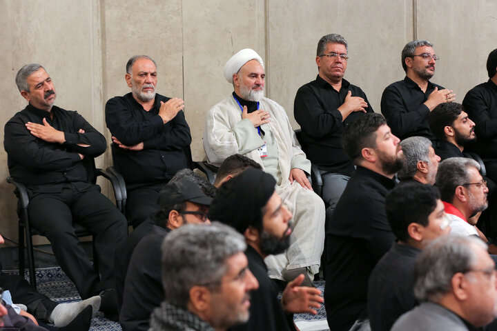 مراسم عزاداری شهادت امام رضا (ع) با حضور رهبر انقلاب