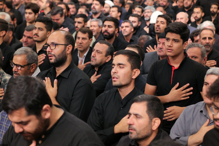 مراسم عزاداری شهادت امام رضا (ع) با حضور رهبر انقلاب