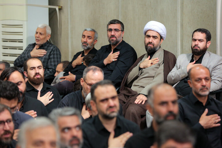 مراسم عزاداری شهادت امام رضا (ع) با حضور رهبر انقلاب