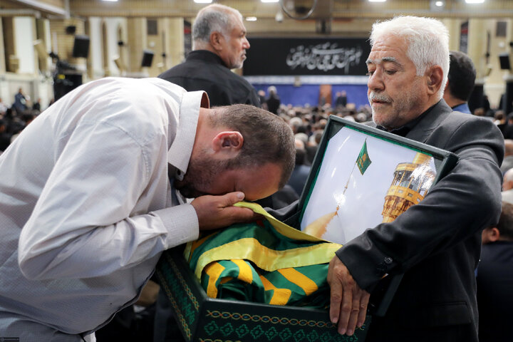 مراسم عزاداری شهادت امام رضا (ع) با حضور رهبر انقلاب