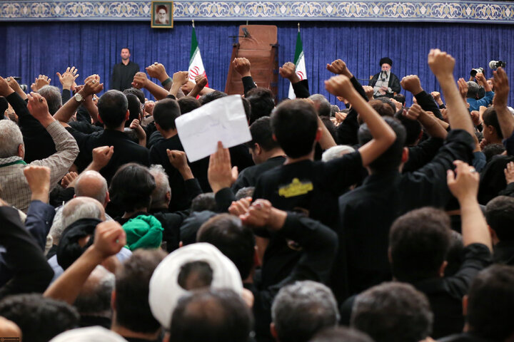 مراسم عزاداری شهادت امام رضا (ع) با حضور رهبر انقلاب