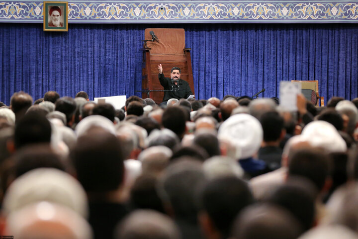 مراسم عزاداری شهادت امام رضا (ع) با حضور رهبر انقلاب