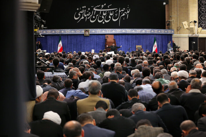 مراسم عزاداری شهادت امام رضا (ع) با حضور رهبر انقلاب